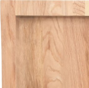 vidaXL Επιφ Τραπεζιού Αν Καφέ 100x60x(2-4)εκ. Επεξ. Μασίφ Ξύλο Δρυός