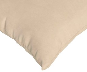 vidaXL Μαξιλάρι Καναπέ 2 pcs Κρεμ 60 x 60 cm ύφασμα