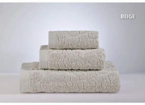 Πετσέτες Classic 600 (3τμχ) Beige Down Town Towels Set 70x140cm 100% Βαμβάκι