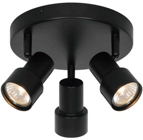 Φωτιστικό Οροφής - Σποτ Boston 2512370103 20x13,5cm 3xGU10 5W Black Nordlux
