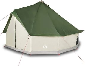 vidaXL Σκηνή Οικογενειακή Tipi 12 Ατόμων Αδιάβροχη Πράσινη