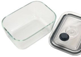 Κυτίο Γεύματος Home ESPRIT Διαφανές πολυπροπυλένιο Βοροπυριτικό γυαλί 800 ml