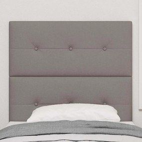 vidaXL LED κεφαλάρι Taupe ύφασμα