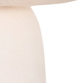 ΤΡΑΠΕΖΙ ΤΡΑΠΕΖΑΡΙΑΣ ΣΤΡΟΓΓΥΛΟ SEPPO HM18154.02 FIBER CEMENT ΛΕΥΚΟ--Φ119,5x75,5Υεκ.