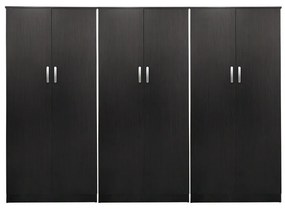 Ντουλάπα εξάφυλλη Lego pakoworld wenge 240x42x180εκ