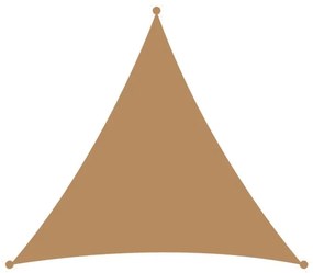 Τρίγωνο πανί σκίασης 230gsm 3,6x3,6x3,6μ. Άμμου