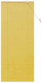 vidaXL Ρολά και Σκίες Παραθύρων Κίτρινο 80 x 220 cm Μπαμπού