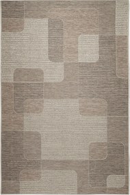 Χαλί Kimolos 50005 YV7-X Beige-Grey Βιοκαρπέτ 80X150cm