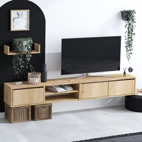 Έπιπλο Τηλεόρασης Δρυς Ζαφείρι TEKA 180x30x25