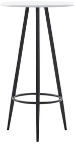 vidaXL Σετ Επίπλων Μπαρ 3 Τεμαχίων Μαύρο Πλαστικό