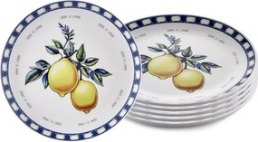 Service Plate Set (6 Pieces) ODL0004 Yellow