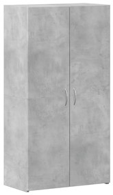 vidaXL Αρχειοθήκη Γκρι Σκυρ. 60x32x115 εκ. Επεξεργασμένο Ξύλο