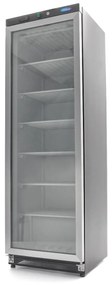 Freezer - 400L - Black - with Glass Door