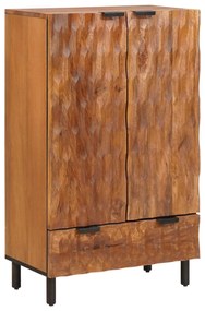 vidaXL Highboard με συρτάρι Καφέ Φινίρισμα Ακακίας 60 x 33 x 100 εκ.