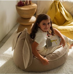 Πουφ Wigiwama Kids Dusty Beige Bunny Beanbag