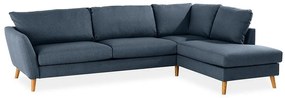 Γωνιακός Καναπές Scandinavian Choice P108, Καφέ, Μπλε, 278x196x89cm, 150 kg, Πόδια: Ξύλο | Epipla1.gr