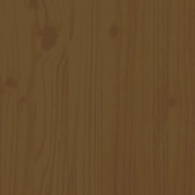 Κεφαλάρι Κρεβατιού Μελί 155,5x4x100 εκ. Μασίφ Ξύλο Πεύκου - Καφέ