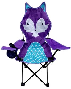Παιδική πτυσσόμενη καρέκλα camping - 1015 - 241705 - Purple-241705_pu