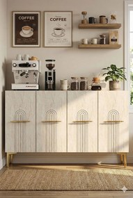 Console Ida 120 - White, Travertine, Gold White
Travertine
Gold