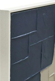 Καμβάς Home ESPRIT Μπλε Λευκό Αφηρημένο Urban 83 x 4 x 123 cm (x2)