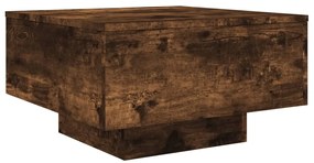vidaXL Τραπεζάκι Σαλονιού Καπνιστή Δρυς 55x55x31 εκ. Επεξεργασμ. Ξύλο