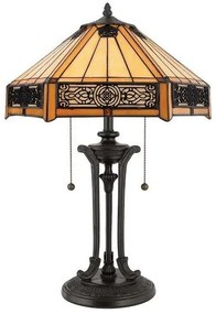 Επιτραπέζιο Φωτιστικό 2xE27 Μπρονζέ Tiffany Indus QZ-INDUS-TL Elstead Lighting-QZ-INDUS-TL-Μπρονζέ QZ-INDUS-TL