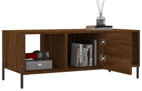 vidaXL Τραπεζάκι Σαλονιού Καφέ Δρυς 102x50x40 εκ. Επεξεργασμένο Ξύλο