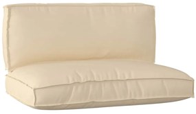 vidaXL Σετ Μαξιλαριών Πάγου 2 pcs Μπεζ 120 x 80 x 12 cm Ύφασμα Oxford