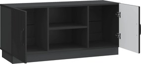 vidaXL Ντουλάπι TV 102 x 34,5 x 47 εκ Μαύρο Επεξεργασμένο Ξύλο