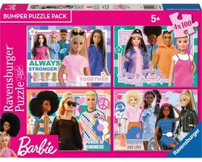 Παζλ Barbie 12001077 Bumper Pack 4x100Τμχ. Multi Ravensburger