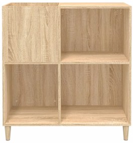 vidaXL Δισκοθήκη Sonoma Δρυς 84,5 x 38 x 89 εκ. από Επεξεργασμένο Ξύλο