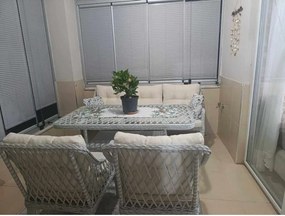 Σετ Κήπου Μπεζ EGREGA 170x56x78