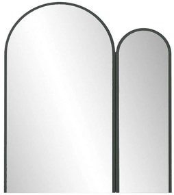 Καθρέπτης Τοίχου Classe 552NOS1222 60x2x73cm Black Hanah Home Mdf, Glass