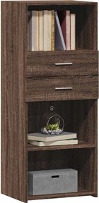 vidaXL Ντουλάπι Καφέ Δρυς 50x42,5x124 εκ. από Επεξεργασμένο Ξύλο