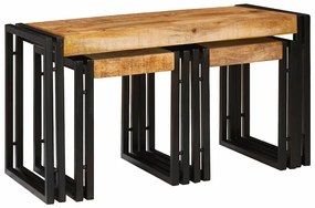 vidaXL Τραπέζι Σαλονιού με Στηρίγματα 3 pcs
