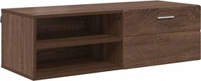 vidaXL Ξύλινο Ντουλάπι Καφέ δρυς 100,5 x 39 x 30 εκ Επεξεργασμένο ξύλο