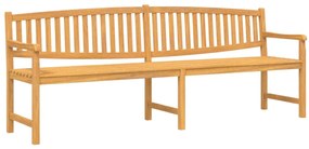 vidaXL Παγκάκι Κήπου 228 x 59,5 x 90 εκ. από Μασίφ Ξύλο Teak
