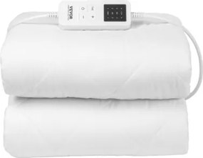 VEVOR Heated Mattress Pad 150 x 80 cm Electric Bed Warmer with Timer Auto Off