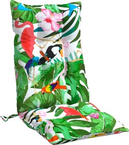 vidaXL Μαξιλάρια Καρέκλας με Ψηλή Πλάτη 4 τεμ. Πολύχρωμα Ύφασμα Oxford