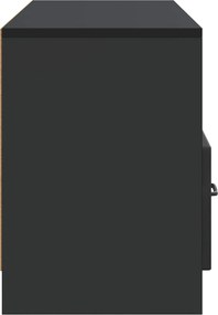 vidaXL Ντουλάπι TV Μαύρο 102 x 34,5 x 47 εκ Επεξεργασμένο Ξύλο