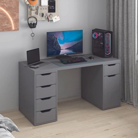 Γραφείο Ανθρακί AZICRO 150x60x75