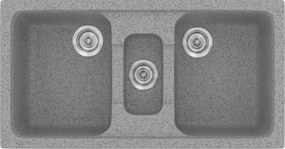 Sanitec Classic 325 (97×51) - Γρανιτένιος νεροχύτης - Granite GREY