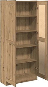 vidaXL Ντουλάπι Τεχνίτης Δρυς 82,5x30,5x185 εκ. από Επεξεργασμένο Ξύλο