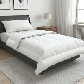 vidaXL Πάπλωμα FULDA 137 x 200 cm 4 Εποχές 210 GSM 90% Χήνας Λευκό