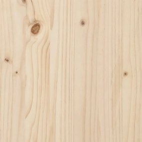 Κρεβάτι Βιβλιοθήκη Χωρίς Στρώμα 200x200 εκ Μασίφ Ξύλο Πεύκου 3322367