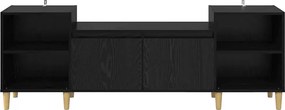 vidaXL Ντουλάπι TV 160 x 35 x 55 εκ. Μαύρη Οξυά Επεξεργασμένο Ξύλο