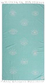 Πετσέτα Θαλάσσης - Παρεό Eyes One Me Aqua Nef-Nef Beach 90x170cm 100% Cotton