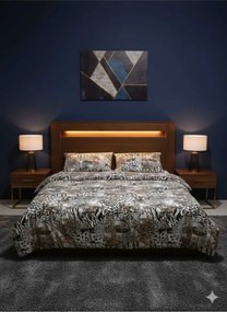 Stewehome Σετ παπλωματοθήκης διπλού μεγέθους Μπεζ 200x220 cm