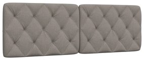vidaXL Μαξιλάρι για Κεφαλάρι Taupe 160 εκ. Υφασμάτινο
