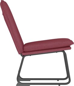 vidaXL Πολυθρόνα Μπορντό 52x75x76 εκ. Υφασμάτινη